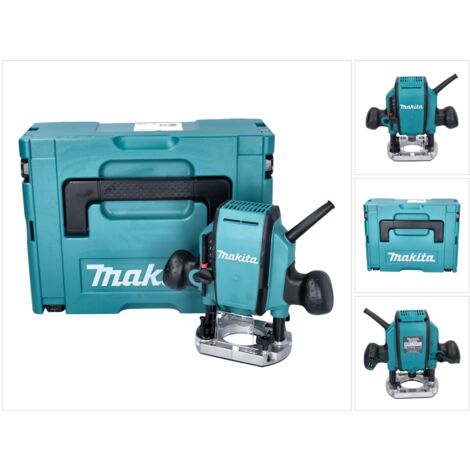 Oberfräse 900W Ø8 mm in Makpac-Koffer - MAKITA RP0900XJ