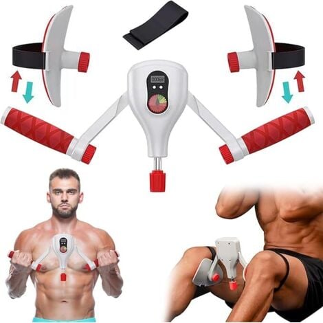 ANDERE Oberschenkeltrainer Beinpresse für Zuhause, LCD-Zählung Beckenboden Trainer Damen und Herren, Multifunktionaler Beintrainer Armtrainer, Beckenbodentrainer für Frau Männer