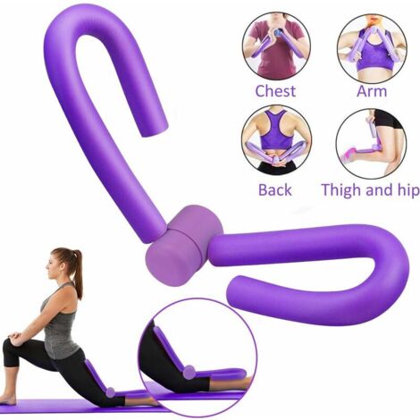 Oberschenkeltrainer, Beintrainer, Oberschenkeltrimmer, Beintrainer, Oberschenkel-Heimtrainer, Multifunktions-Beintrainer, Armtrainer Body Shaper, Oberschenkeltrimmer, Strut Trainer (Lila),SOEKAVIA