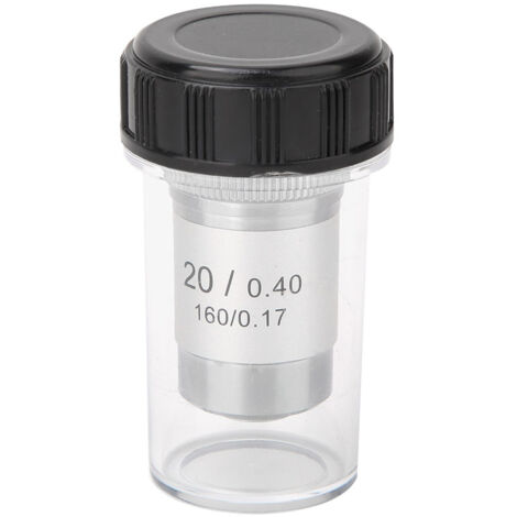 Objectif Achromatique 195 AllSteel 20X pour Microscopes Biologiques - Lentille Haute Précision