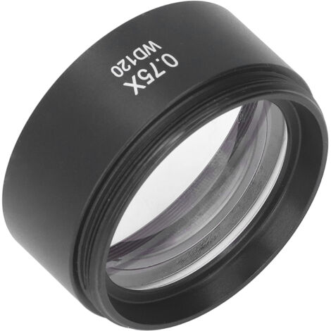 Objectif Barlow 0.75X M48 120mm pour Microscope - Accessoire Oculaire de Haute Précision