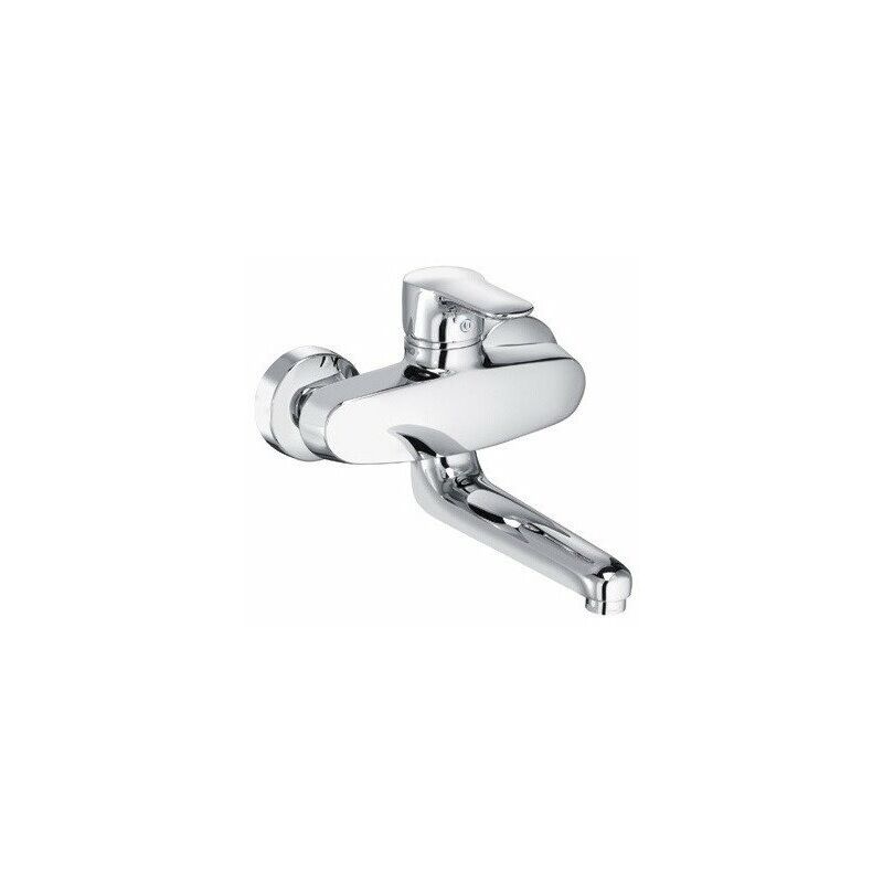 

Objekta con fregadero de pared cromado