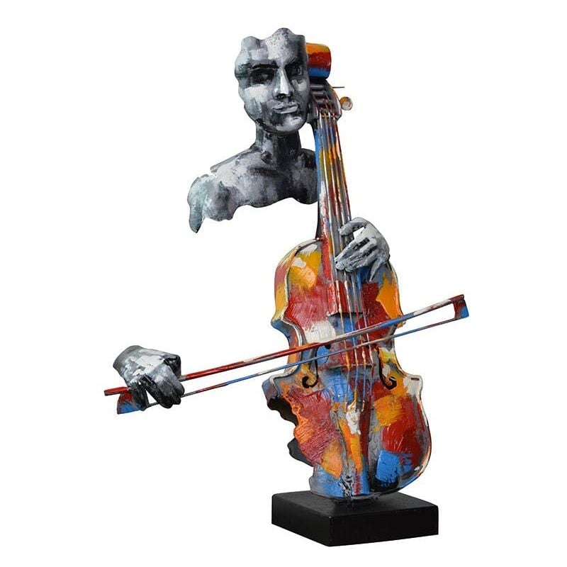 Objet déco à poser violoncelliste