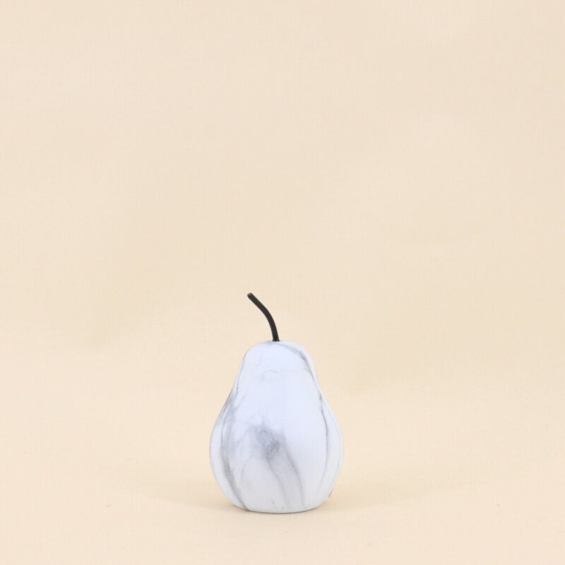 Objet déco poire effet marbre 12cm Objet déco poire effet marbre 12cm