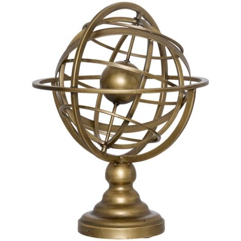Objet déco Sia sphère armillaire dorée H34cm - Atmosphera créateur d'intérieur