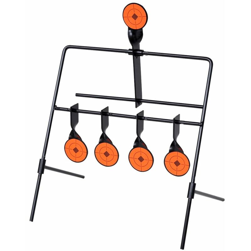 

Objetivo de tiro giratorio con reinicio automatico 4 + 1 figuras