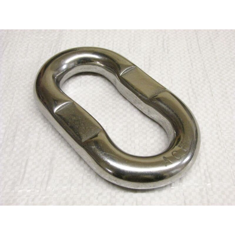 Securefix Direct - Oblong Master Recessed Link Stainless Steel 6 Ton (Fishing Trawling Net)