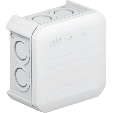 OBO Bettermann 2007900 boîte de jonction gris 90x90 mm