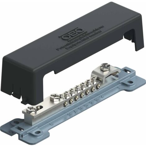 OBO-BETTERMANN 5015105 BARRA NIBUS EQUIPOTENCIAL CON BASE DE METAL, EXTERIORES