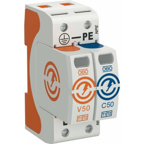 OBO-BETTERMANN 5093522 DESCARGADOR COMBINADO V50 1 POLO CON NPE