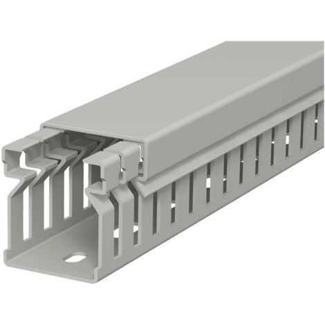 OBO Bettermann 6178005 Canale porta cavi (L x L x A) 2000 x 25 x 30 mm 1 pz. Grigio Pietra