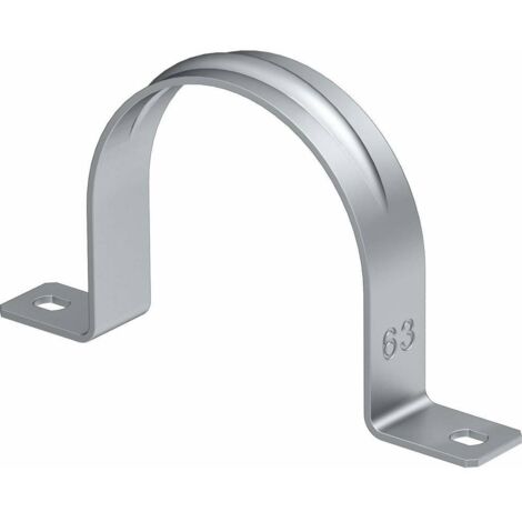 OBO Bettermann Befestigungsschelle zweilappig 20mm Aluminium, 100 Stück, 1017837