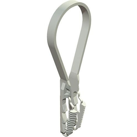 OBO Bettermann BKS-Klemmschelle 3-13mm Polyamid lichtgrau RAL 7035, 100 Stück, 2148803