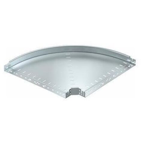 OBO BETTERMANN Bogen Kabelrinne 90° horiz 60x600mm int.Verb R=50mm RBM90660FS