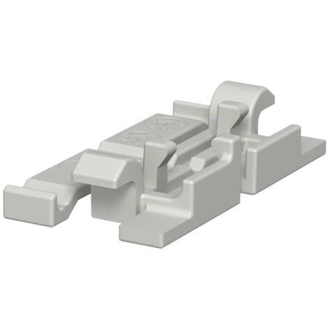 OBO Bettermann Bride supérieure 60mm polychlorure de vinyle gris clair RAL 7035, 6022995