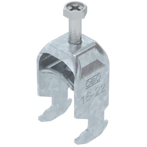 OBO Bettermann Bügelschelle 2056 16-22mm Stahl tauchfeuerverzinkt, 1186016