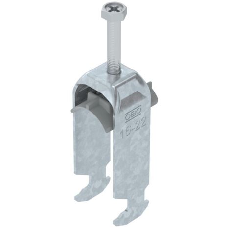 OBO Bettermann Bügelschelle 2056 2-fach 16-22mm Stahl tauchfeuerverzinkt, 1186217