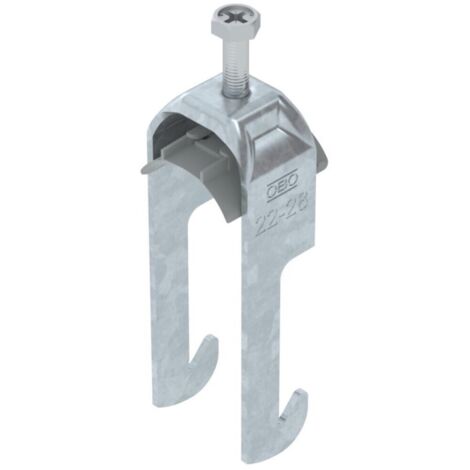 OBO Bettermann Bügelschelle 2056 22-28mm Stahl tauchfeuerverzinkt, 1187720