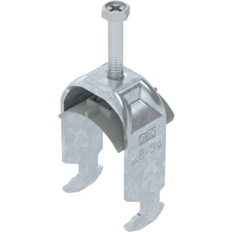 OBO Bettermann Bügelschelle 2056 28-34mm Stahl tauchfeuerverzinkt, 1186229