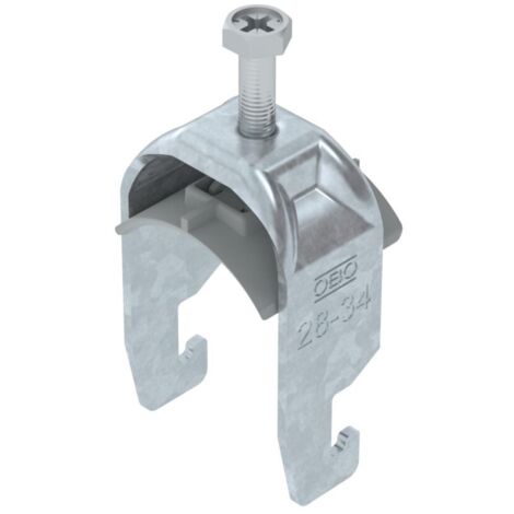 OBO Bettermann Bügelschelle 2056 28-34mm Stahl tauchfeuerverzinkt, 1186729