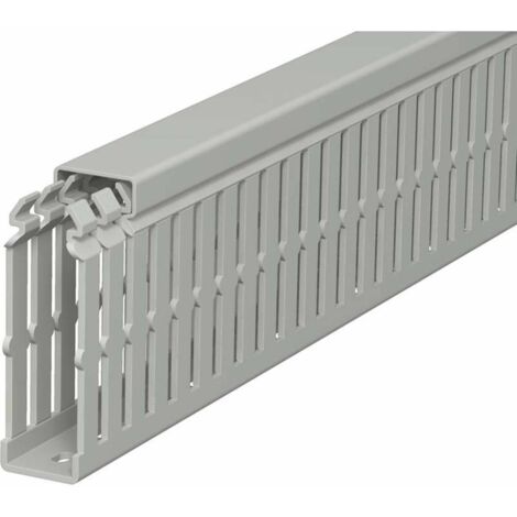 OBO-BETTERMANN - CANAL TABLEAU LKV/NEUTRE DIN 75 X 25 MM GRIS 6178420