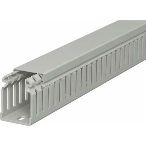 OBO Bettermann Canale di cablaggio 50x37,5x2000 Polivinilcloruro grigio pietra RAL 7030, 6178312