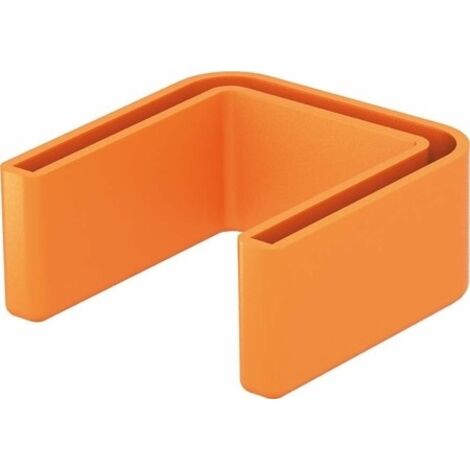 OBO Bettermann Capuchon de protection pour support US 5 25x50 polyéthylène orange pastel RAL 2003, 6338462