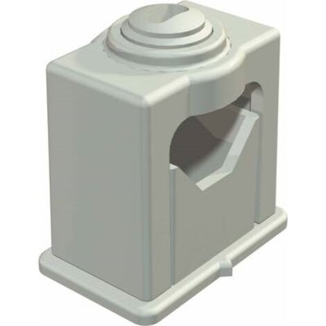 OBO Bettermann Collare ISO a scatto 24-34mm polistirolo grigio chiaro RAL 7035, 2105055