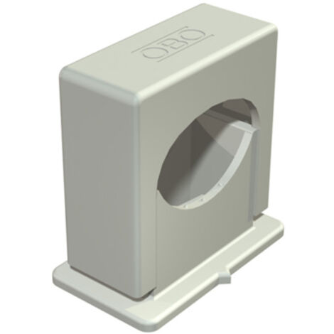 OBO Bettermann Collier d'isolation à pression 24-34mm polystyrène gris clair RAL 7035, 2101068