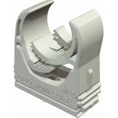 OBO Bettermann Collier Multi-Quick 16-20mm polyamide gris clair RAL 7035, 2153718
