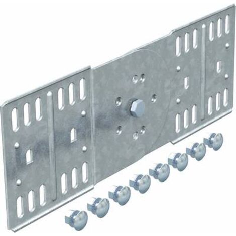 OBO Bettermann Connettore a ginocchio per canalina portacavi 110x300 acciaio zincato a nastro, 7082037