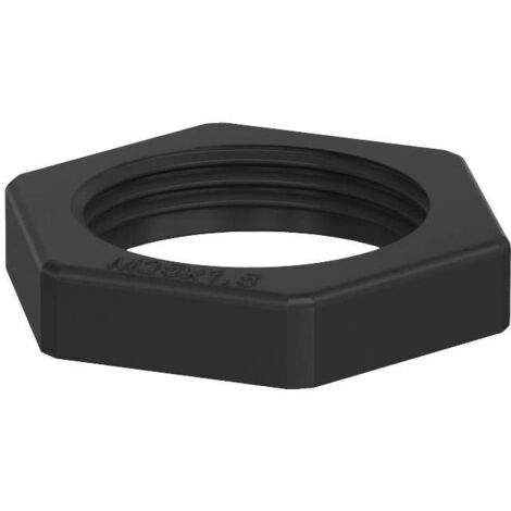 OBO Bettermann Contre-écrou M25 Polyamide noir, 2049090