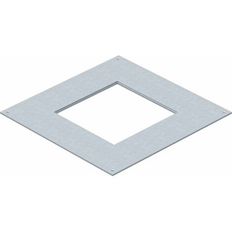 OBO Bettermann Couvercle de montage 250-2/3 pour GES4 282x282x4 Acier galvanisé, 7400459