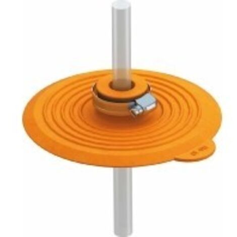 OBO Bettermann Dichtmanschette für Rundleiter 10mm RD10 Thermoplastisches Elastomer pastellorange RAL 2003, 2360041