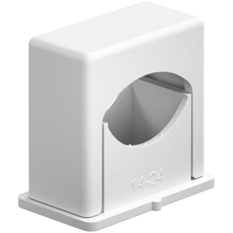 OBO Bettermann Druck-ISO-Schelle 14-24mm Polystyrol lichtgrau RAL 7035, 2101033