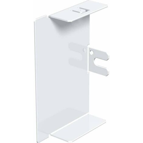 OBO Bettermann Embout 60x100mm Acier galvanisé sendzimir / revêtu de plastique blanc pur RAL 9010, 6249817