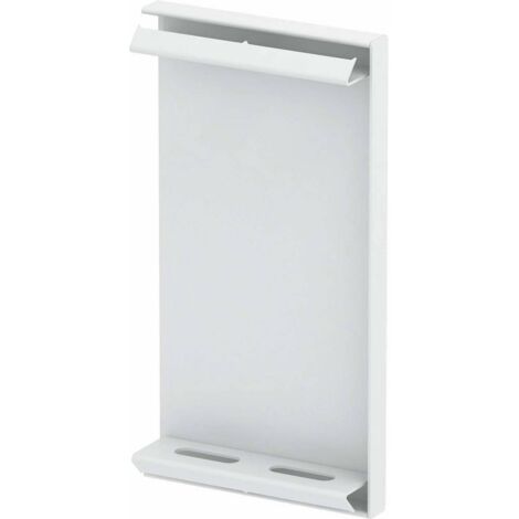 OBO Bettermann Embout 70x130x10 Acier blanc pur RAL 9010, 6277270