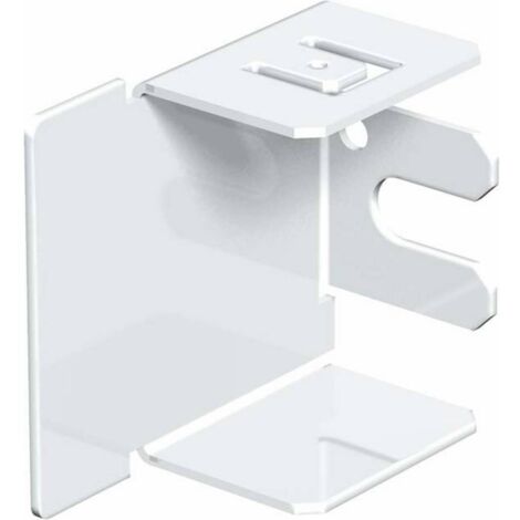 OBO Bettermann Endstück 40x40mm Stahl bandverzinkt / kunststoffbeschichtet reinweiß RAL 9010, 10 Stück, 6249418