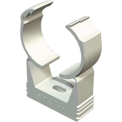 OBO Bettermann Fascetta starQuick 31,2-35,8mm poliammide grigio chiaro RAL 7035, 2146258