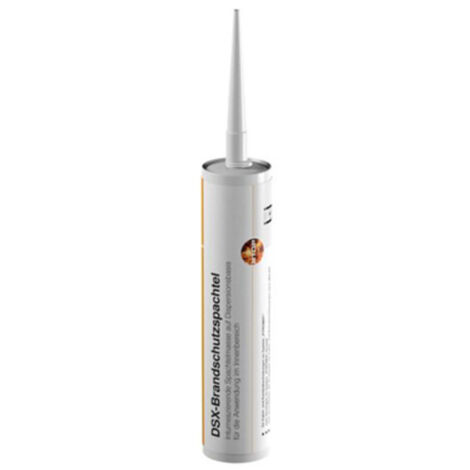 OBO Bettermann Formateur de couche isolante en cartouche 300ml Matériau de construction intumescent blanc, 7202300