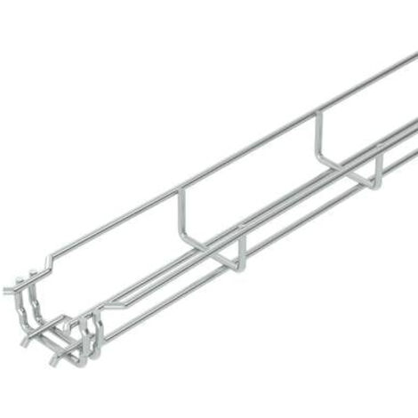 OBO Bettermann Gitterrinne GRM 35x50x3000 Stahl galvanisch verzinkt, 3 Meter, 6000060