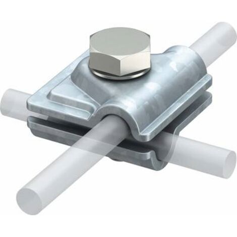 OBO Bettermann Giunto rapido Vario 40x40mm acciaio zincato a fuoco, 5311500