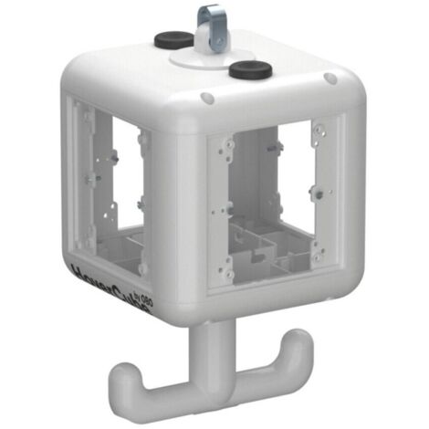 OBO Bettermann HoverCube IP20, mit Griff, leer 140x140x252 Polyamid reinweiß RAL 9010, 6109801