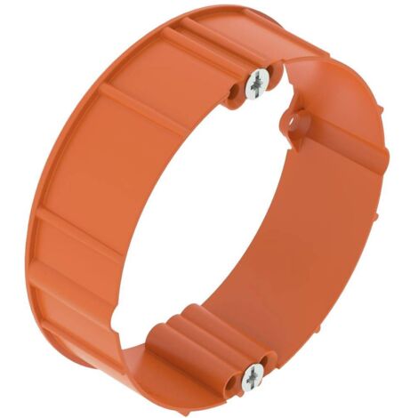 OBO Bettermann HW Anello di compensazione intonaco per scatola da incasso Ø68mm, H20mm polipropilene arancione, 2003844