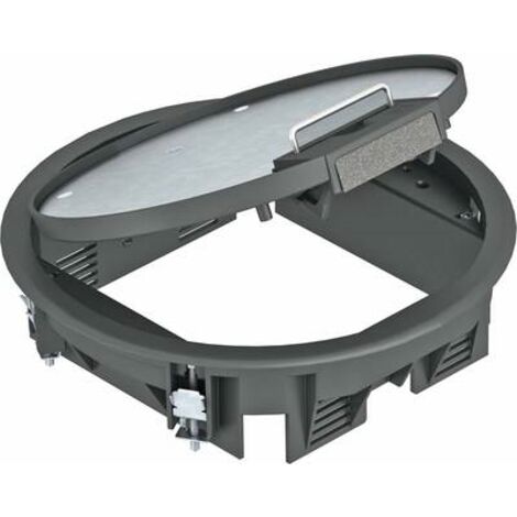 OBO Bettermann Inserto apparecchio per montaggio universale Ø234x61 poliammide grigio ferro RAL 7011, 7405436