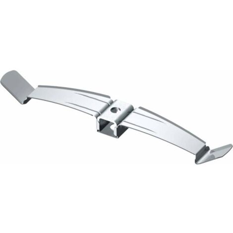 OBO Bettermann Kabelklammer 2x5 NYM3x1,5 Edelstahl, rostfrei A2 1.4310 blank, nachbehandelt, 50 Stück, 2204010