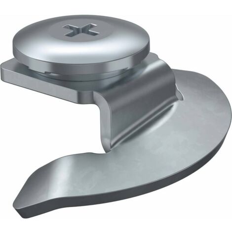 OBO Bettermann Loquet rotatif pour couvercle acier galvanisé à chaud, 6065012