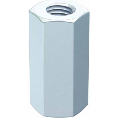 OBO Bettermann Manicotto di collegamento per barra filettata M10x30mm acciaio zincato elettroliticamente, 6410103