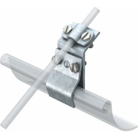 OBO Bettermann Morsetto per canaline 8-10mm acciaio zincato a fuoco, 5316014