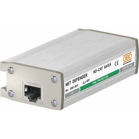 OBO BETTERMANN ND-CAT6A/EA ARGENT PROTECTION SURTENSION (5081800)